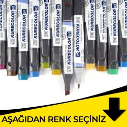 Zig - Zig Kurecolor KC3000 Twin S Marker Sarı Tonlar