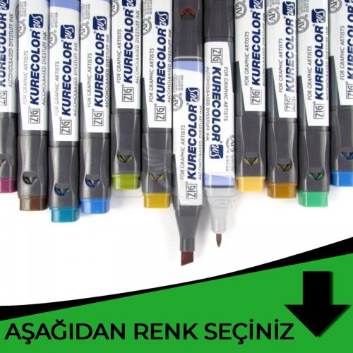 Zig Kurecolor KC3000 Twin S Marker Yeşil Tonlar