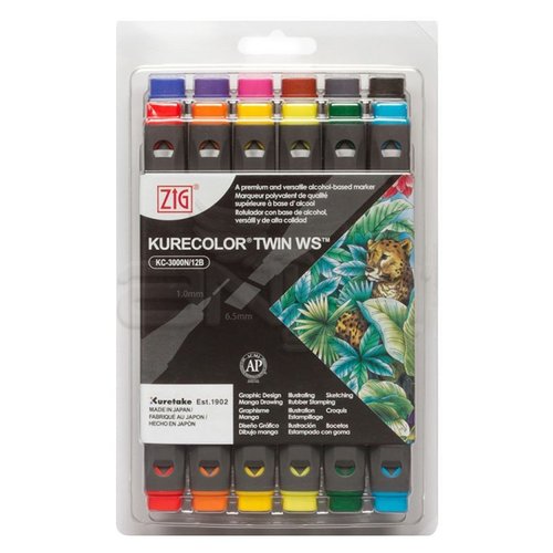 Zig Kurecolor Twin WS Marker KC3000N 12li Set 12 B 1