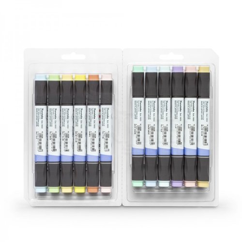 Zig Kurecolor Twin WS Marker KC3000N 12li Set 12B 5 Pale Colors