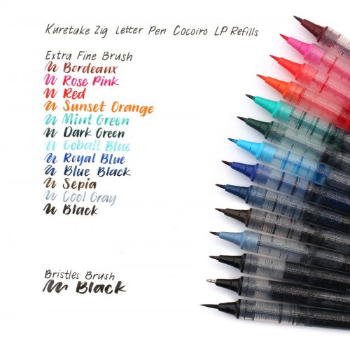 Zig Letter Pen Cocoiro Extra Fine Refil