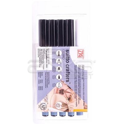 Zig Suitto Crafters Permanent Marker 5li Set SC5VBK